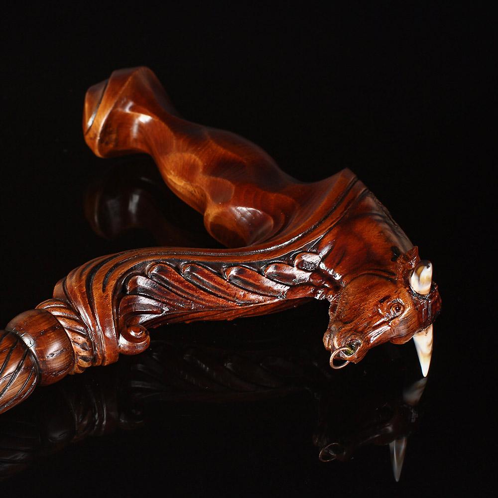 Igor Bull Right Hand Ergonomic Handcarved Cane
