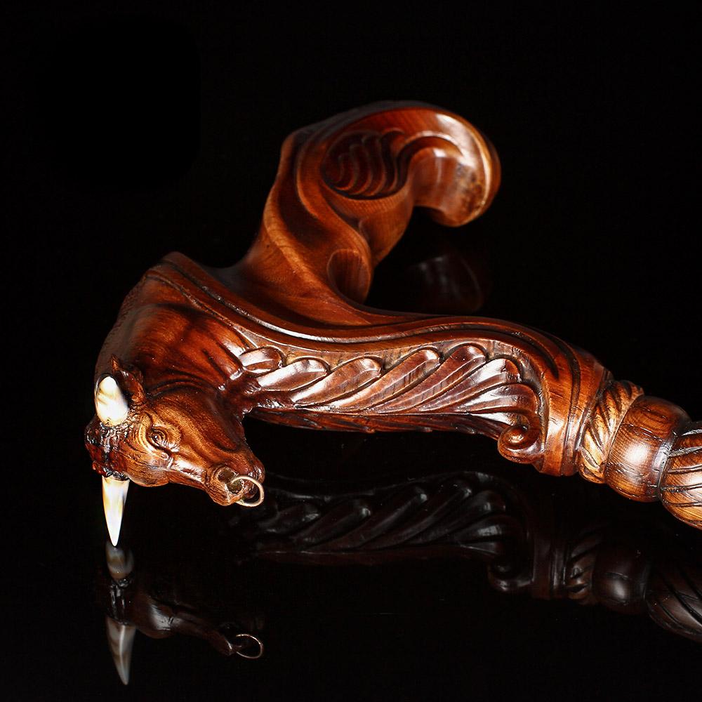 Igor Bull Right Hand Ergonomic Handcarved Cane