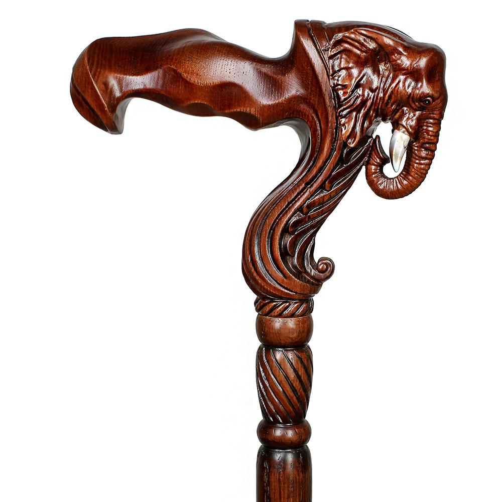Igor Elephant Right Hand Ergonomic Handcarved Cane