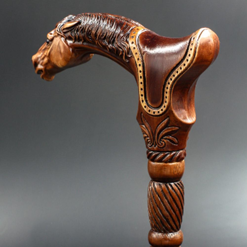 Igor Horse With Saddle Artisan Intricate Handcarved Cane