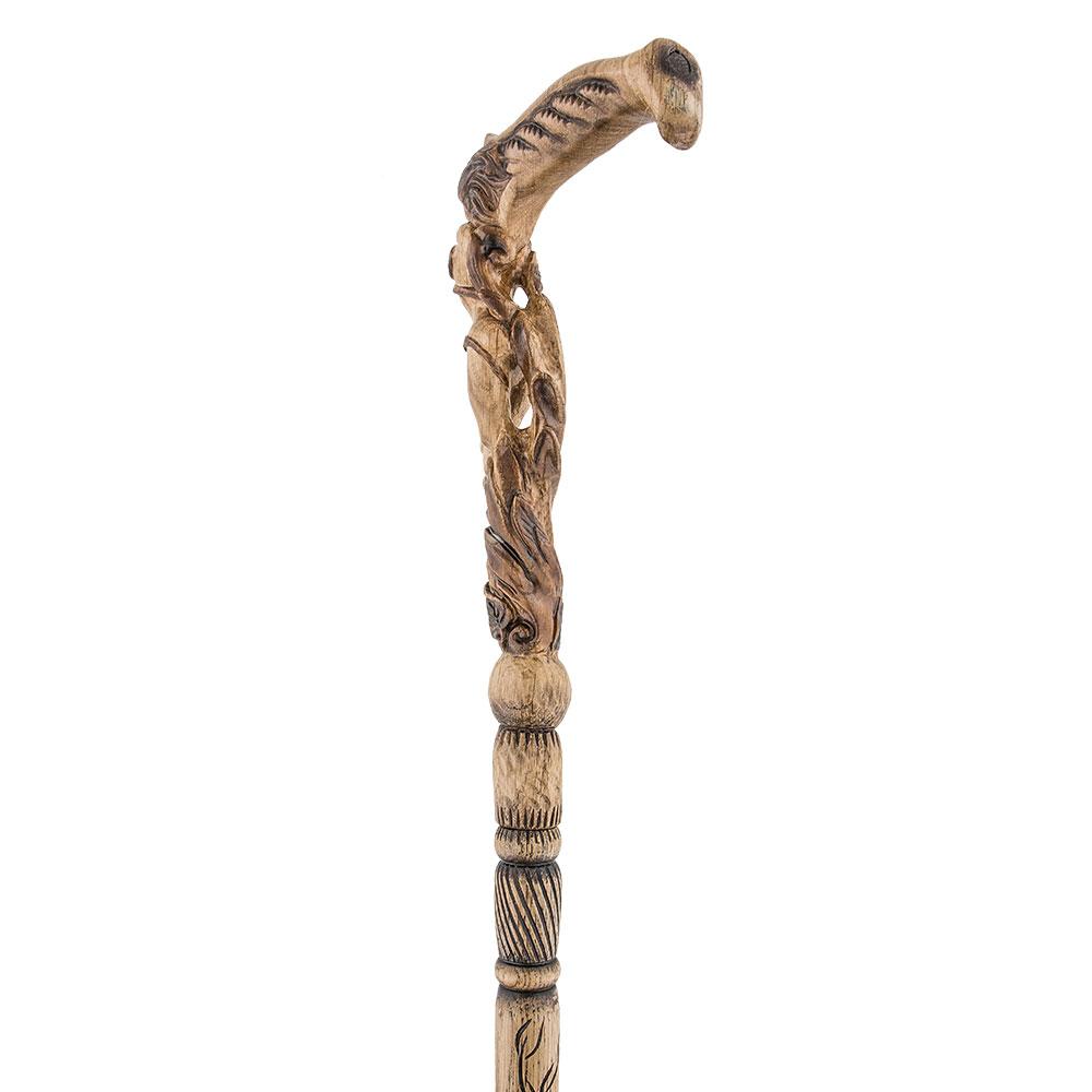 Igor Ships Lady Figurehead - Intricate Handcarved Cane