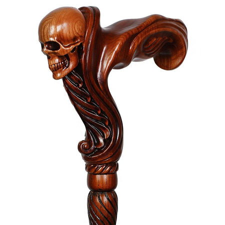 Antique Dog Head Brass Handle Wooden Walking Stick Antique Dog Head Brass Handle Wooden Walking Stick