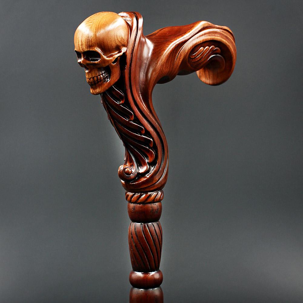 Skull Head Walking Cane Fashion Decorative Walking Stick - Temu Canada