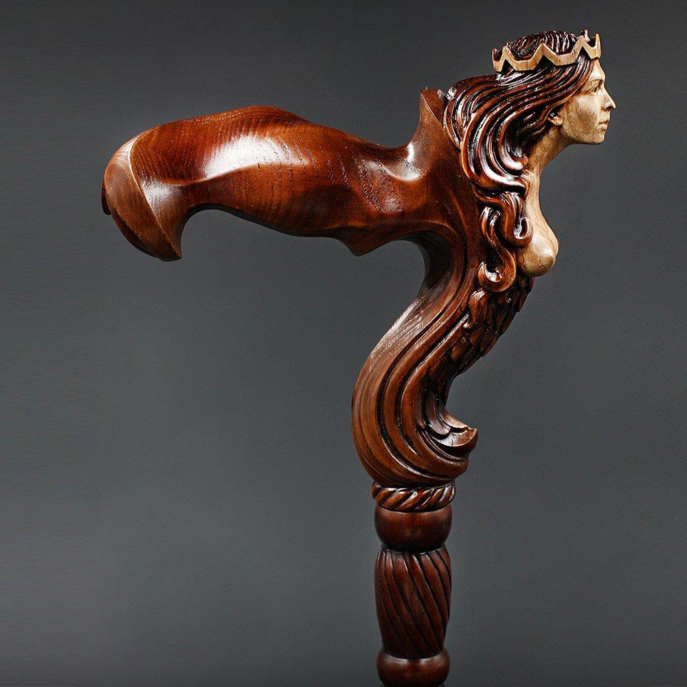 Igor Syrin Right Hand Ergonomic Handcarved Cane