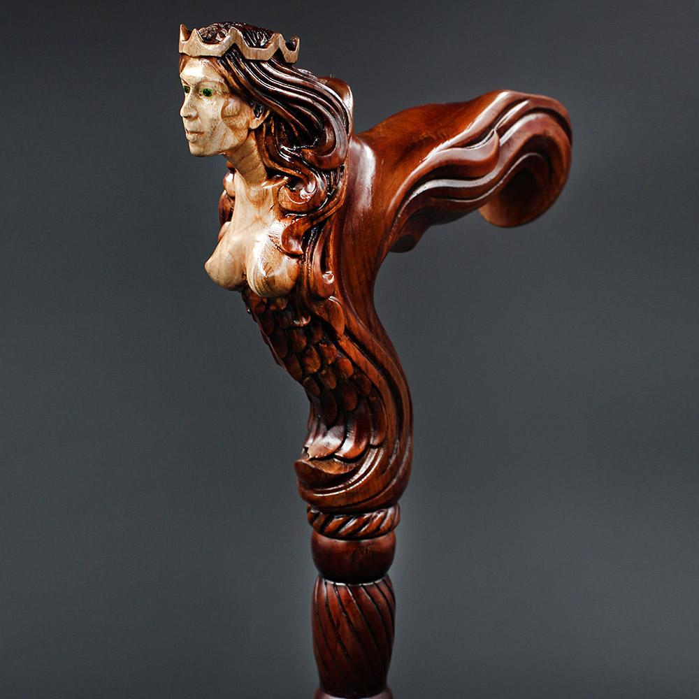 Igor Syrin Right Hand Ergonomic Handcarved Cane