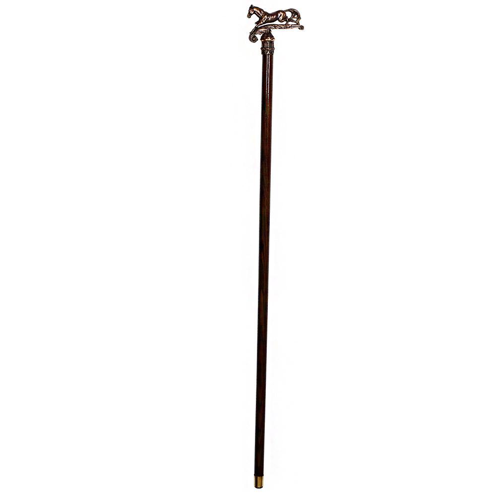 Igor Victorian Horse Artisan Intricate Handcarved Cane