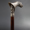 Igor Victorian Wolf Artisan Intricate Brass Handcarved Cane