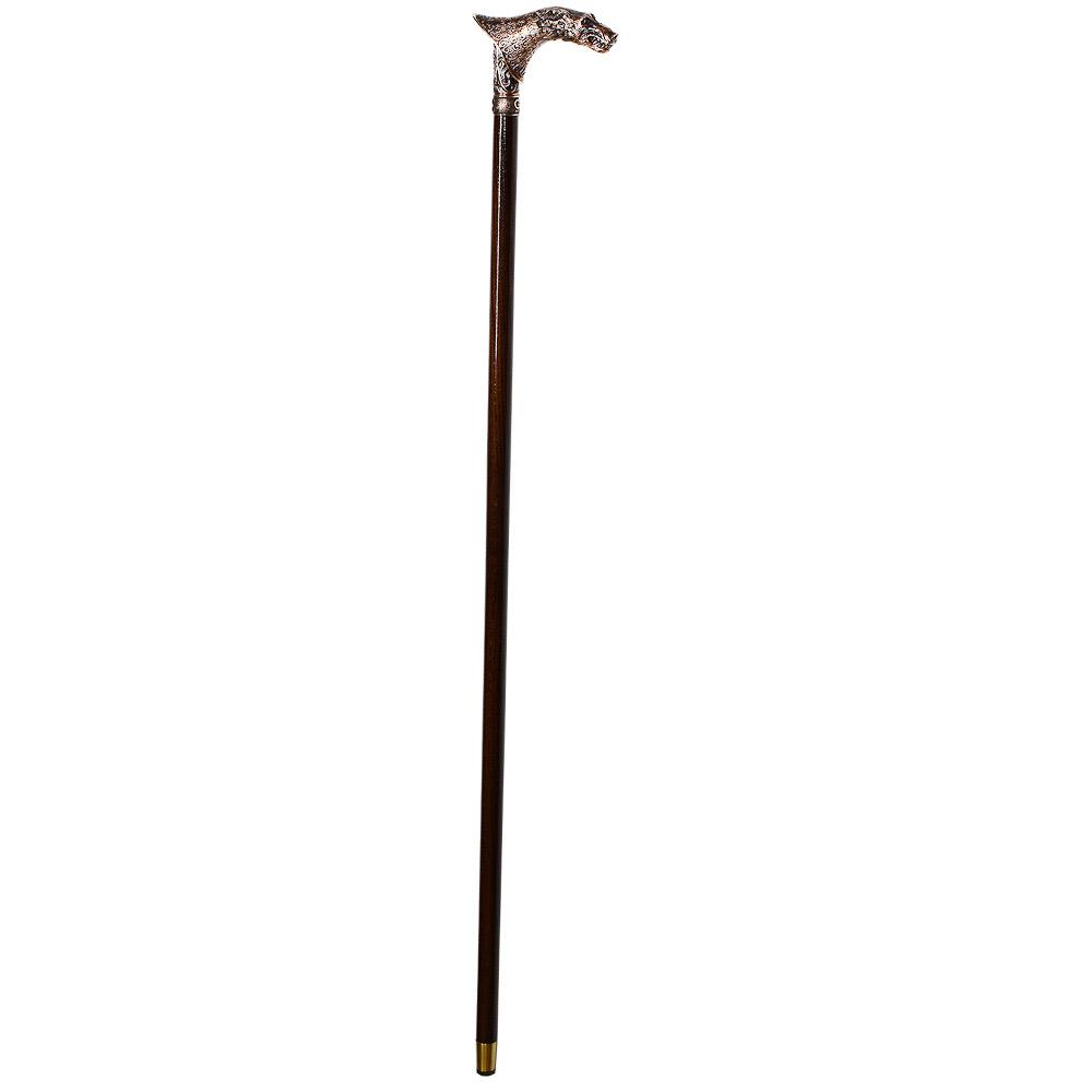 Igor Victorian Wolf Artisan Intricate Brass Handcarved Cane
