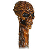 Igor Egyptian Skull Wood Artisan Intricate Handcarved Cane