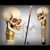 Igor Gothic Style Knob Ivory Scroll Skull Cane