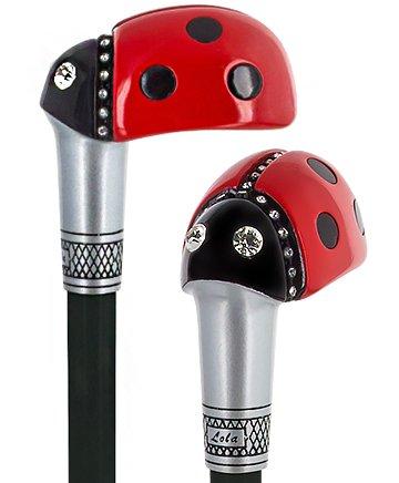 Ladybug 1 Shaft - Lola Signature LadyBug Carbon Fiber Walking Cane w/ 1 Shaft