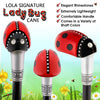 Ladybug 1 Shaft - Lola Signature LadyBug Carbon Fiber Walking Cane w/ 1 Shaft