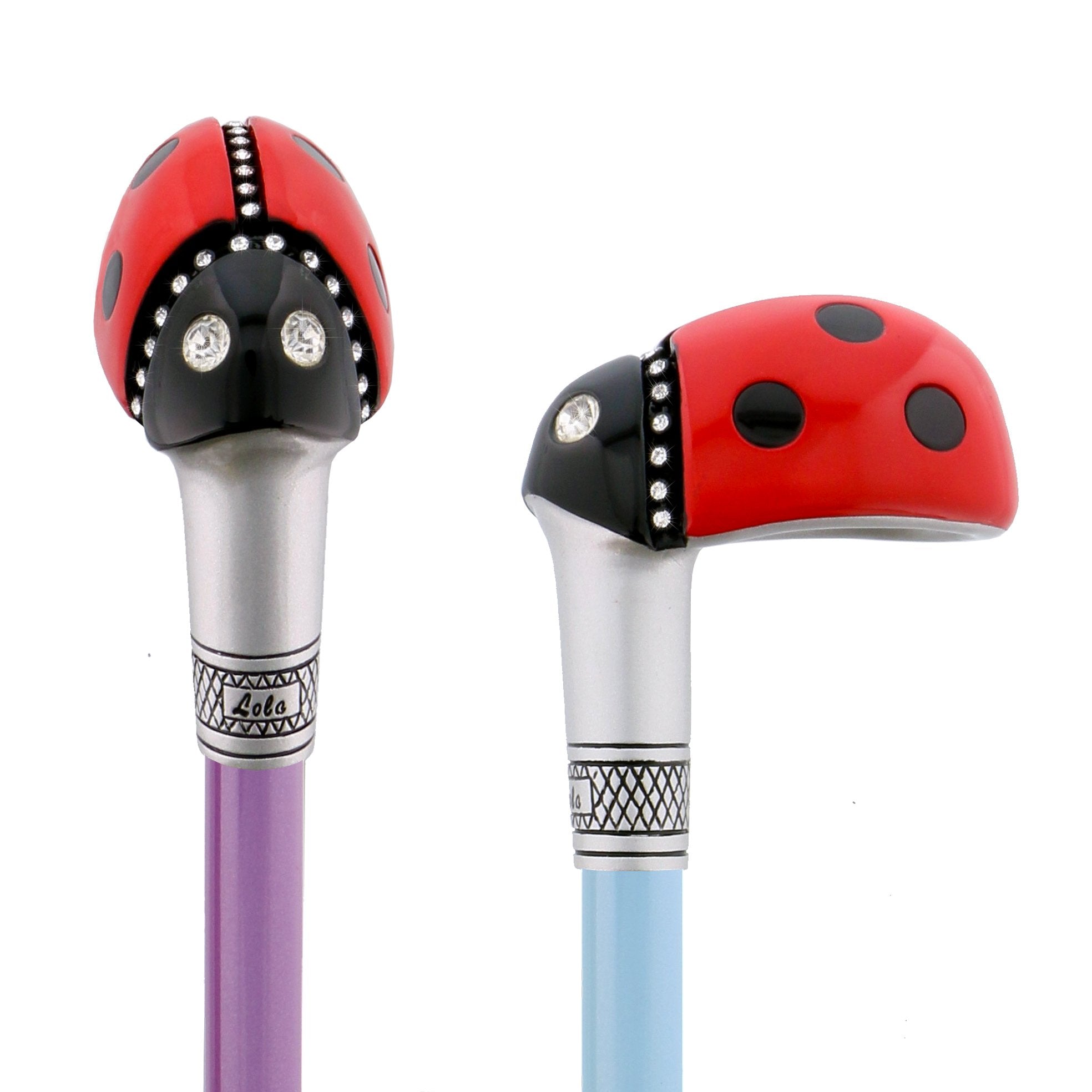 Ladybug 1 Shaft - Lola Signature LadyBug Carbon Fiber Walking Cane