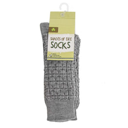 Made in Ireland Ladies Gray New Shades of Eire Irish Wool Socks