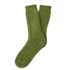 Made in Ireland Ladies Morning Spring Green Irish Wool Country Socks
