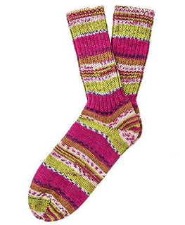 Made in Ireland Ladies Passionate Pink Pattern Designer Irish Wool Country Socks