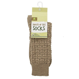 Made in Ireland Ladies Tan New Shades of Eire Irish Wool Socks