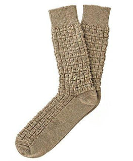 Made in Ireland Mens Tan New Shades of Eire Irish Wool Socks
