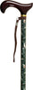 Med Basix Ducks Derby Walking Cane With Standard Adjustable Aluminum Shaft and Brass Collar
