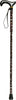 Med Basix Big Game Folding Derby Walking Cane With Adjustable Aluminum Shaft and Brass Collar