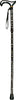 Med Basix Nautical Folding Derby Walking Cane With Adjustable Aluminum Shaft and Brass Collar