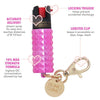 P.S. Products Bling Sting - 1/2 oz - Studded Clip on Cane Strap Pepper Spray