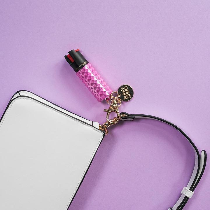 P.S. Products Bling Sting - 1/2 oz - Studded Clip on Cane Strap Pepper Spray