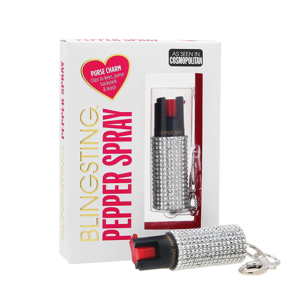 P.S. Products Bling Sting Mink - 1/2 oz - Clip on Cane Strap Pepper Spray