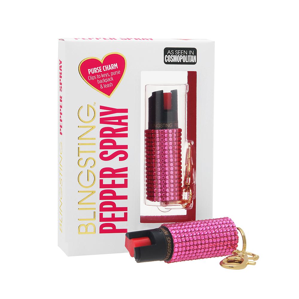 P.S. Products Bling Sting Mink - 1/2 oz - Clip on Cane Strap Pepper Spray