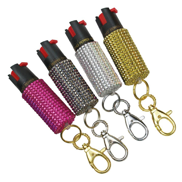 P.S. Products Bling Sting Mink - 1/2 oz - Clip on Cane Strap Pepper Spray