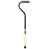 Pathlighter PathLighter Cane KIT - Offset Handle Walking Cane with Lucite Shaft and Able Tripod Base