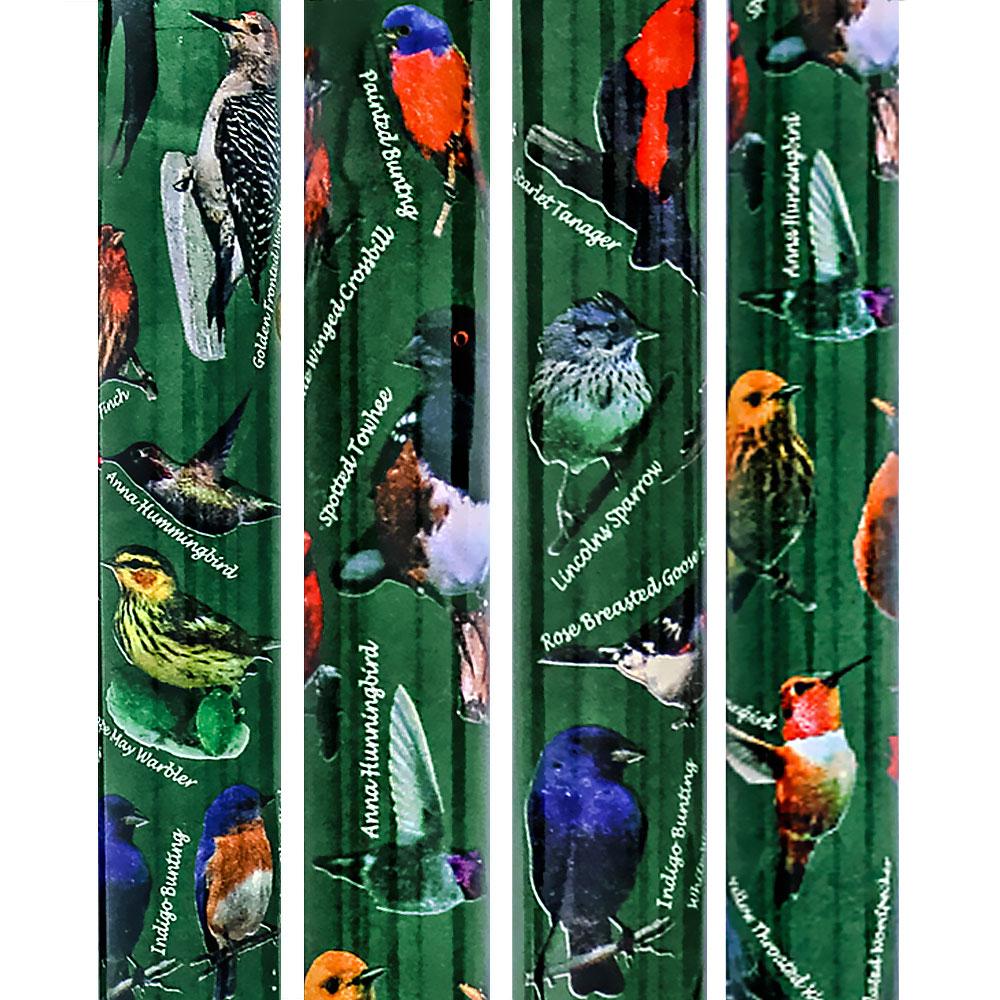Royal Canes American Songbird Folding Adjustable Designer Derby Cane with Able Tri Pod Base
