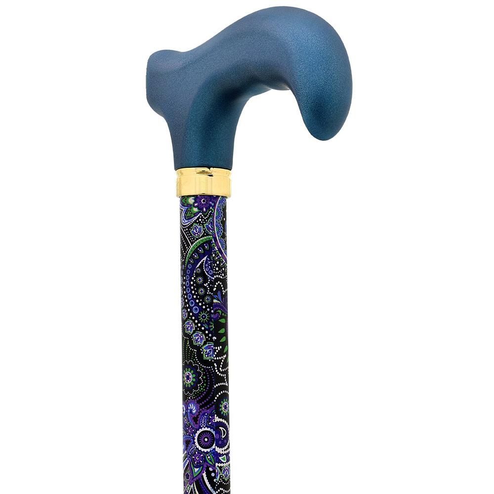 Royal Canes Purple Majesty Adjustable Derby Walking Cane w/ Able Tri Pod Base
