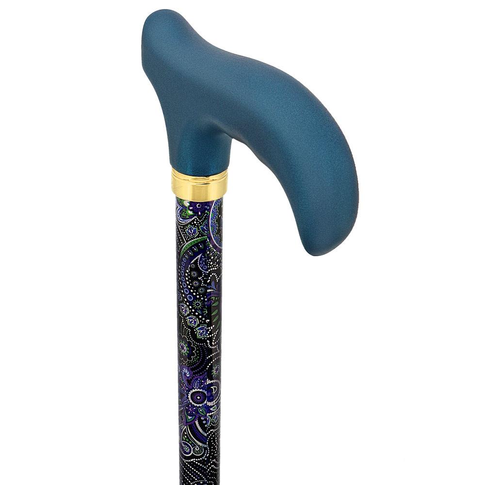 Royal Canes Purple Majesty Adjustable Derby Walking Cane w/ Able Tri Pod Base