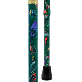 Royal Canes American Songbird Adjustable Derby Walking Cane with Engraved Collar