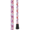 Royal Canes Daisy Meadows Designer Adjustable Derby Walking Cane with Engraved Collar