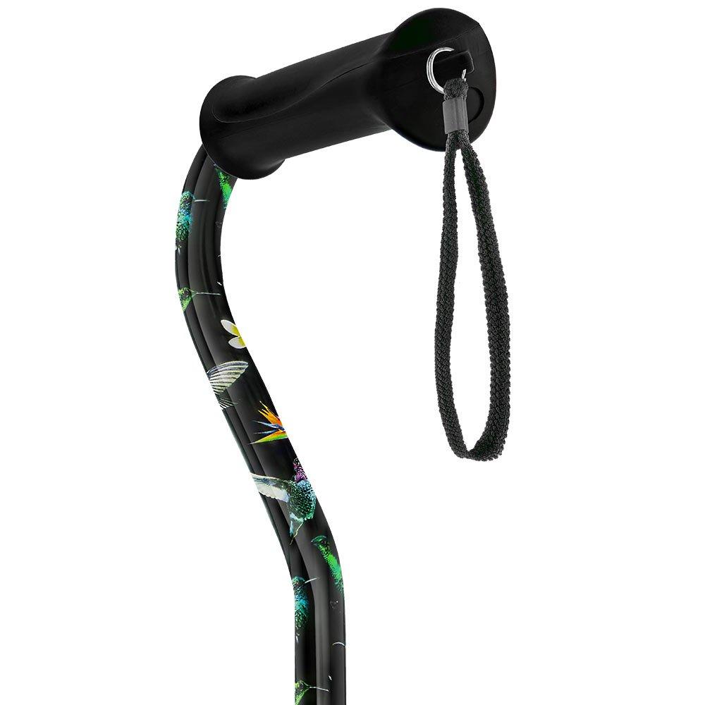 Royal Canes Flight of the Hummingbird Adjustable Offset Walking Cane w/ Comfort Grip 2.0