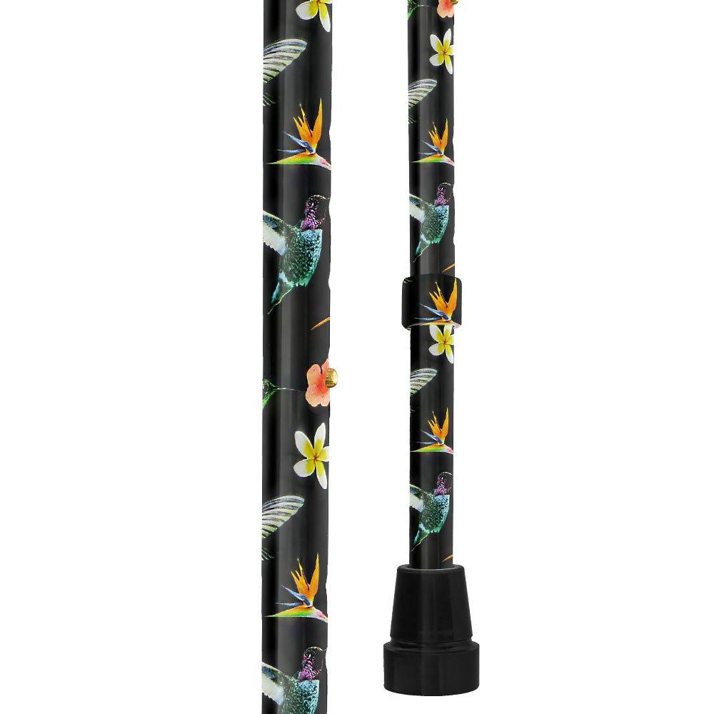 Royal Canes Flight of the Hummingbird Adjustable Offset Walking Cane w/ Comfort Grip 2.0
