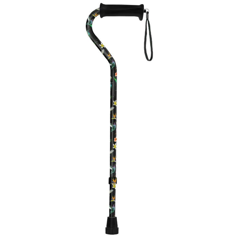 Royal Canes Flight of the Hummingbird Adjustable Offset Walking Cane w/ Comfort Grip 2.0