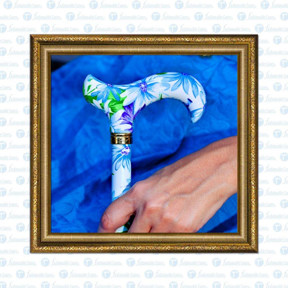 Royal Canes Heavenly Gardens Designer Derby Adjustable Cane