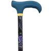 Royal Canes Purple Majesty Adjustable Derby Walking Cane with Engraved Collar