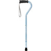 Royal Canes True Blue Adjustable Offset Walking Cane with Comfort Grip