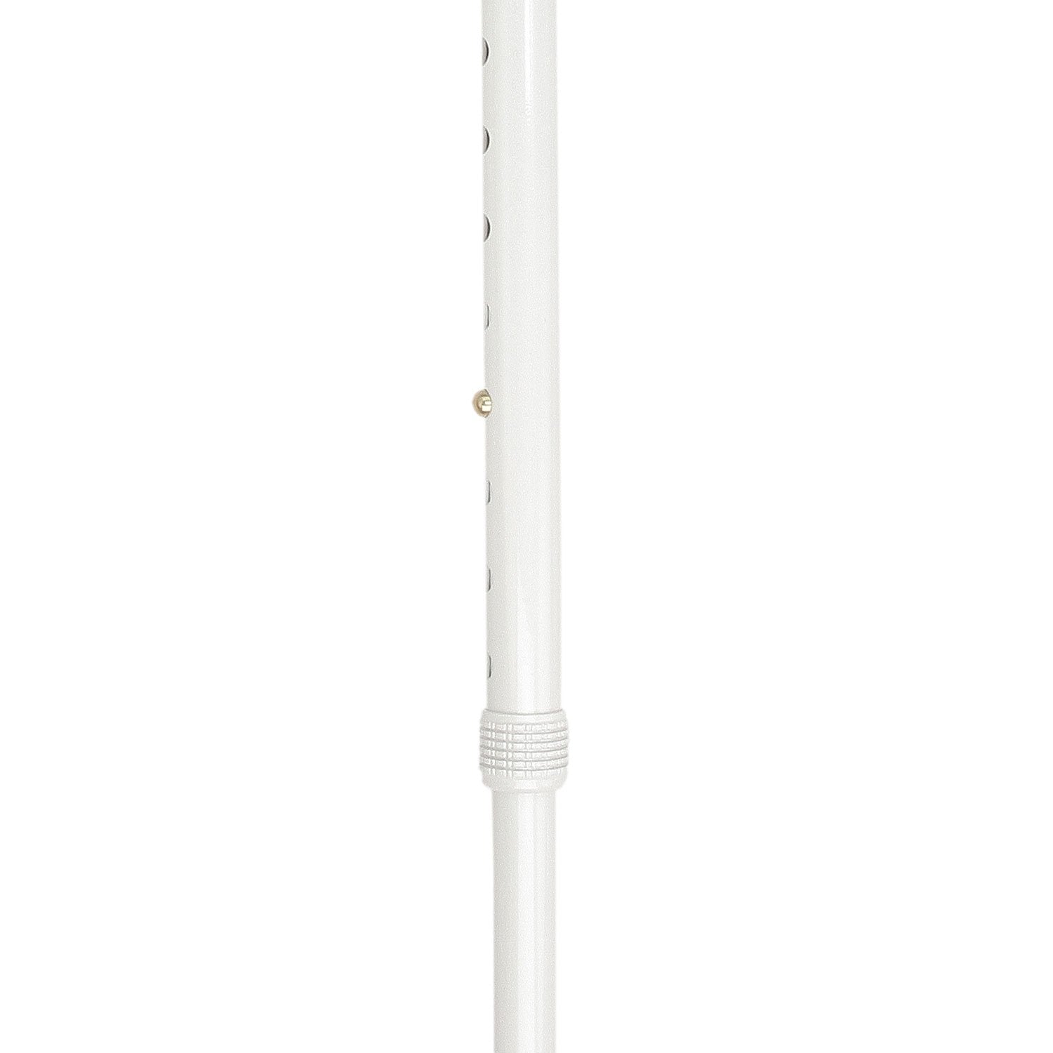 Royal Canes White Aluminum Offset Walking Cane w/ Comfort Grip and Able Tripod Base