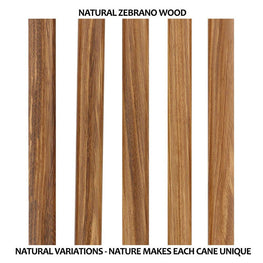 Zebrano Wood Canes - RoyalCanes