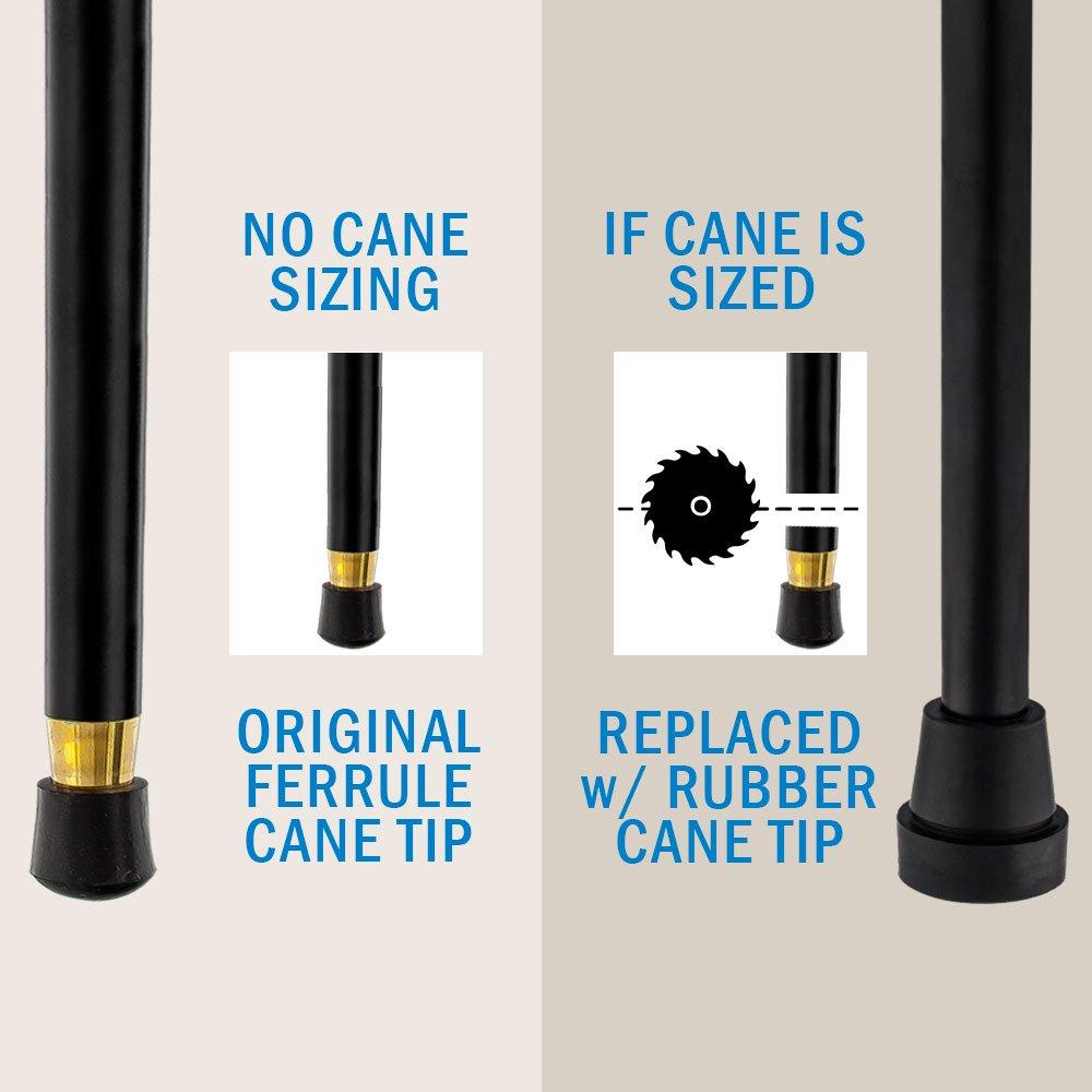 Royal Canes Silver 925r Embossed Fritz Handle Walking Cane with Black Beechwood Shaft and Collar