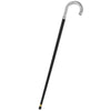 Royal Canes Silver 925r Twisted Ribbed Tourist Handle Walking Cane with Black Beachwood Shaft