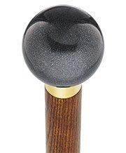Royal Canes Carbon Graphite Round Knob Cane w/ Custom Color Ash Shaft & Collar