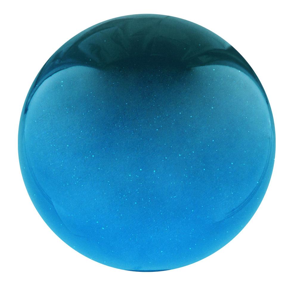 Royal Canes Ocean Blue Metallic Round Knob Cane w/ Custom Color Ash Shaft & Collar