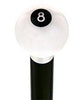 Royal Canes 8 Ball White Pearl Round Knob Cane w/ Custom Wood Shaft & Collar