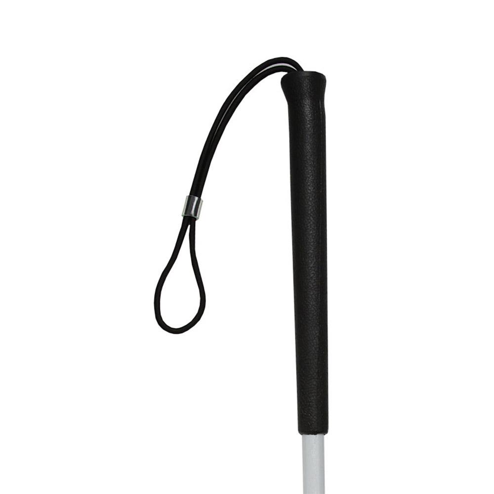 Royal Canes Sight Sensing Rubber Handle Stick With 4-Section Folding White and Red Reflective Shaft